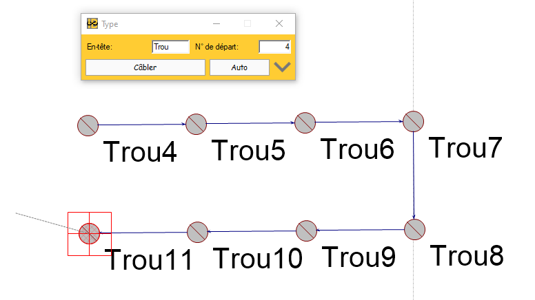 Illustration de numérotation personnalisée