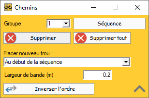 Fenêtre Chemins