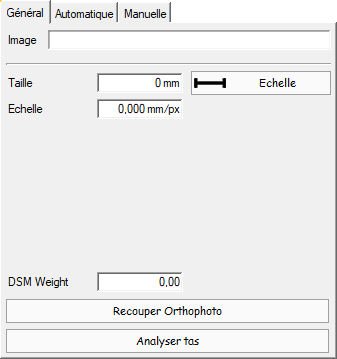 Fenêtre de gestion des enregistrements sismiques